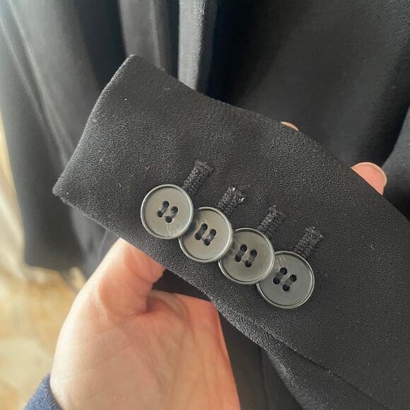 H&M Black 1 Button Blazer Sz S - Picture 5 of 8